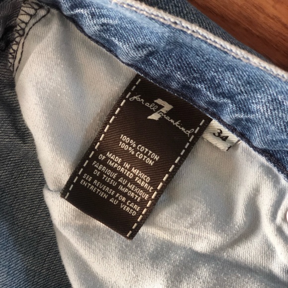 7 For All Mankind jeans, size 34, standard fit - Picture 4 of 8